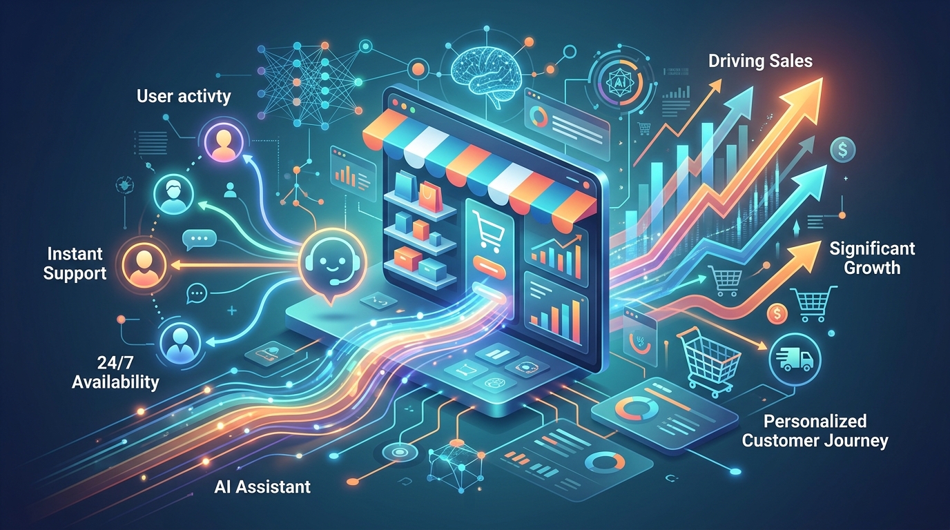 Boost E-commerce Sales & Support: AI Assistants for Online Stores